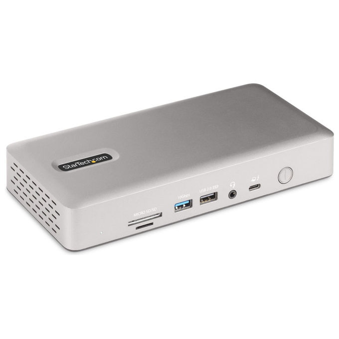 .Com docking station thunderbolt 4 multi monitor, dock tb4 per monitor quadrupli/tripli/doppi - 2x hdmi/2x displayport, hub 7x usb, 2,5gb ethernet, 98w pd