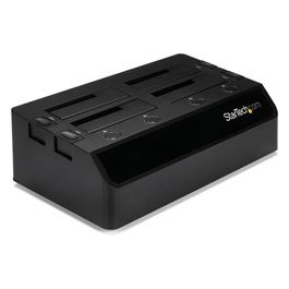 StarTech Docking Station USB 3.0 per quattro Hard Disk SSD / SATA 2.5 / 3.5'' con UASP a doppio ventola 6 Gbps