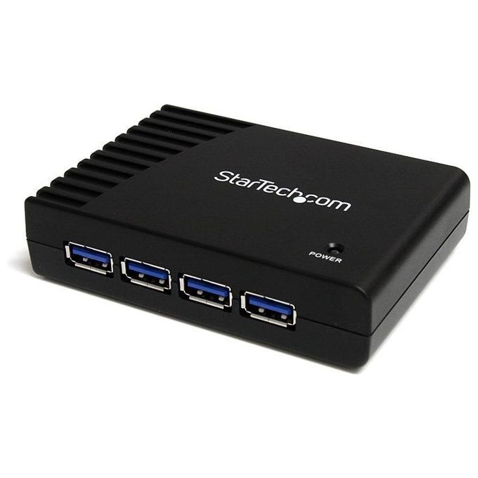 StarTech Hub a 4 porte USB 3.0 SuperSpeed, colore nero