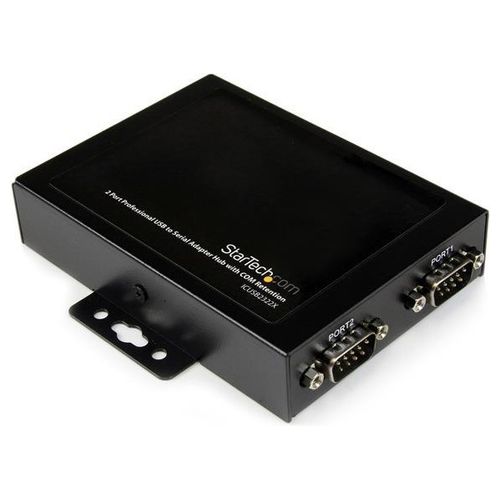 StarTech Hub adattatore USB a seriale 2 porte, con interfaccia COM e possibilità di montaggio a parete