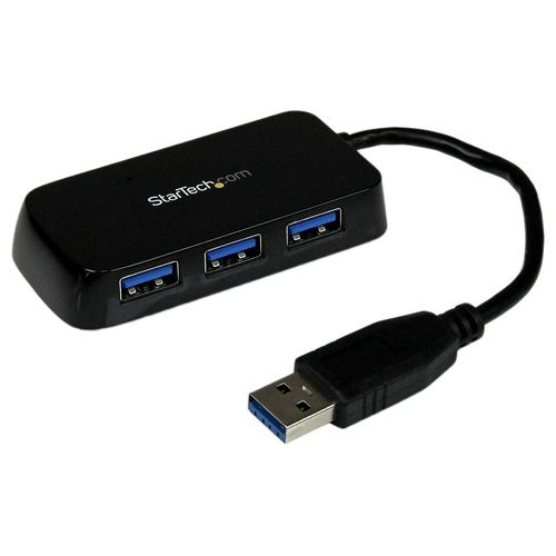 StarTech Hub Mini USB 3.0 SuperSpeed a 4 porte portatile - Nero