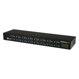 Startech Hub Seriale RS232 a 16 Porte Adattatore Usb a DB9 RS232 16x Montabile a Rack