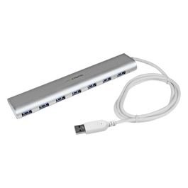 Startech Hub USB 3.0 a 7 porte compatto con cavo integrato