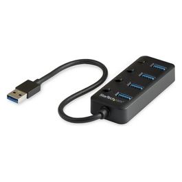 Startech Hub Usb 3.0 a 4 Porte 4x Usb-A con Swith On/Off Individuale