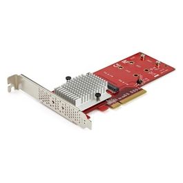 Startech PEX8M2E2 Adattatore X8 per Due Unita' Ssd Pcie M.2 Pcie 3.0