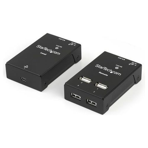 StarTech Prolunga/Extender USB 2.0 a 4 porte via Cat5 o Cat6 - Estensore USB2.0 via cavo Cat5/6 fino a 50m