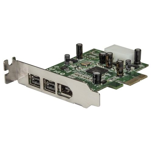 StarTech Scheda adattatore PCI Express FireWire 2b 1a 1394 a basso profilo - 3 porte