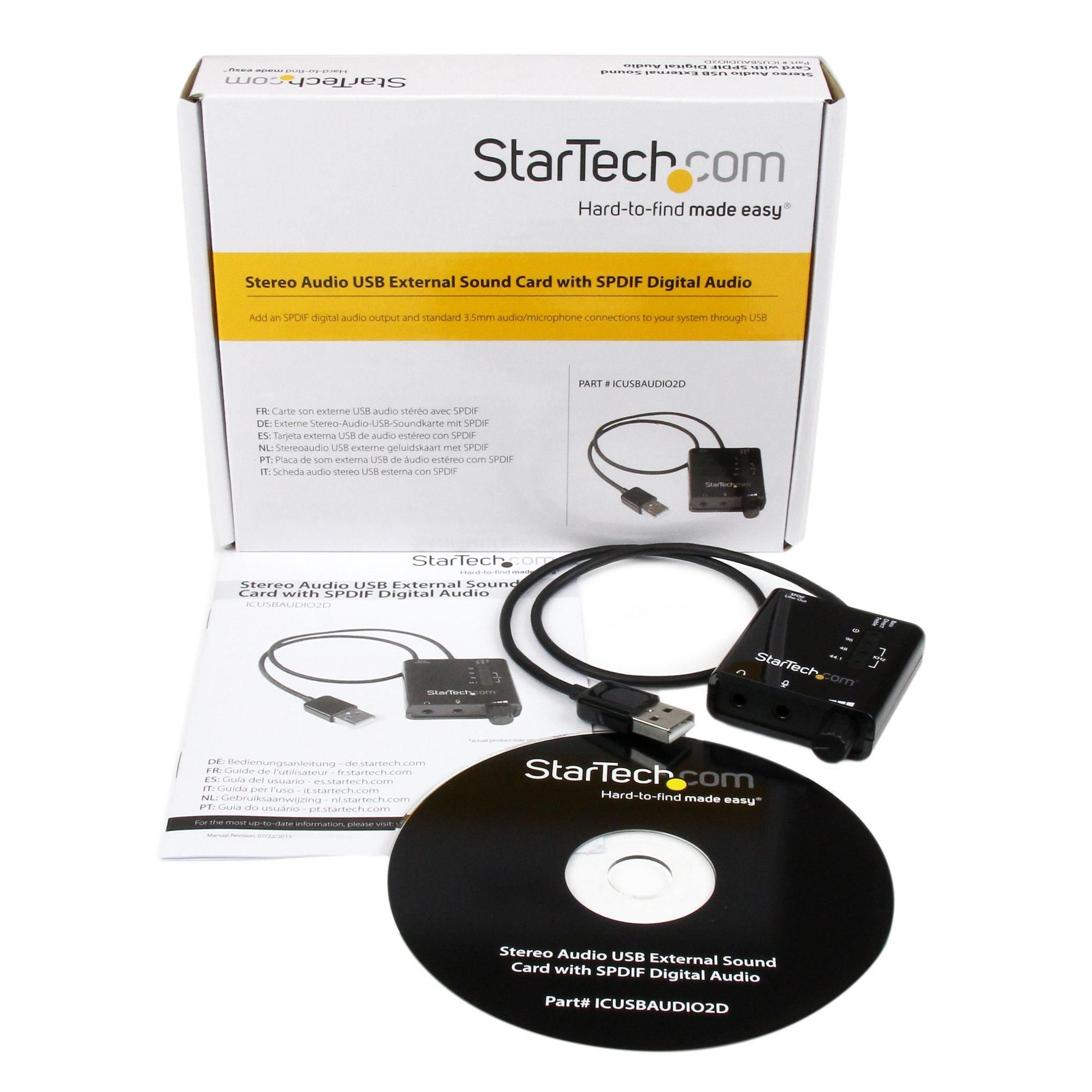 StarTech Scheda audio esterna adattatore audio stereo USB