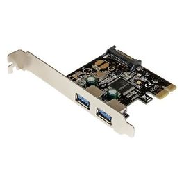 StarTech Scheda controller USB SuperSpeed 3.0 PCIe PCI Express a 2 porte con alimentazione SATA