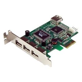 StarTech Scheda Pci Express basso prfilo con 4 porte USB 2.0 ad alta velocità