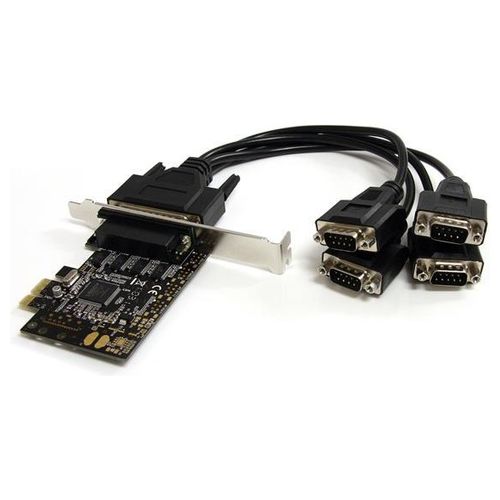 StarTech Scheda PCI Express seriale a 4 porte RS-232 con cavo di ripartizione