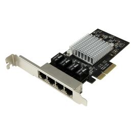 Startech Scheda di rete PCIe Gigabit Power over Ethernet a 4 porte - Adattatore PCI express - Intel I350 NIC