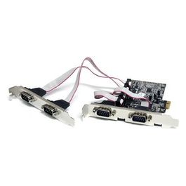 StarTech Scheda seriale PCI Express nativa a 4 porte RS-232 con 16550 UART