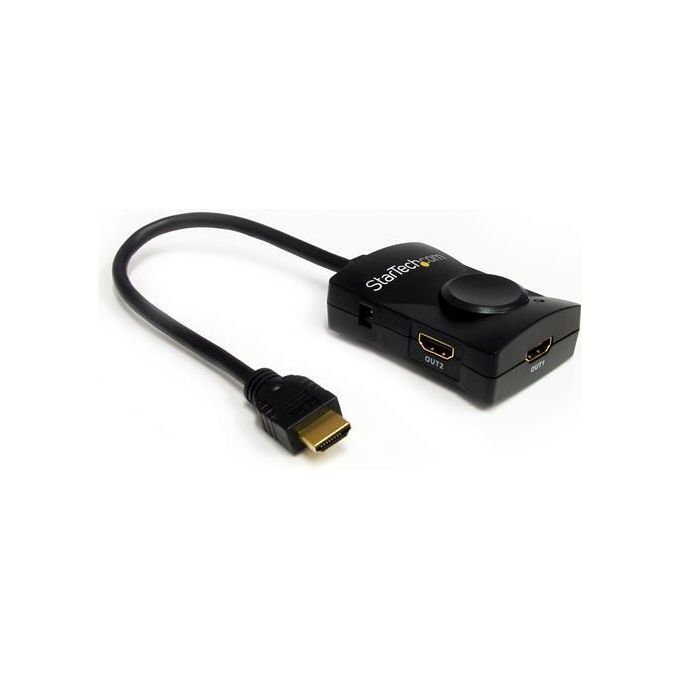 StarTech Sdoppiatore video HDMI® a 2 porte con audio – Alimentato via USB