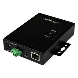Startech Server per dispositivi Seriali a Ethernet IP a 2 porte - RS232 - Montabile e in Metallo