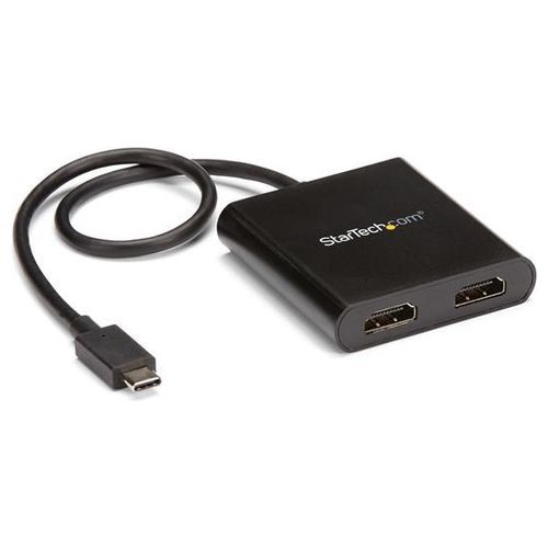 Startech Splitter Multi-Monitor USB-C a HDMI - Hub MST Tipo-C a 2 porte compatabile con Thunderbolt 3