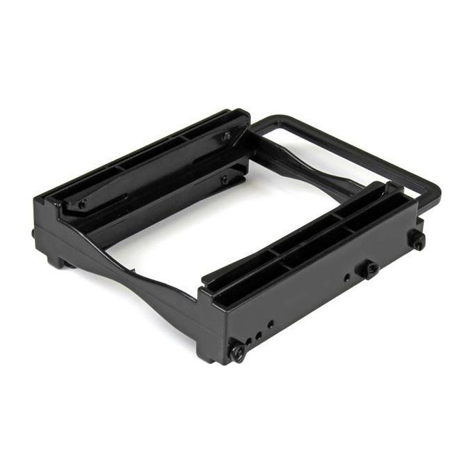 StarTech Staffa di Montaggio Tool-Less per Doppio Disco Rigido Ssd-Hdd da 2,5'' per Alloggiamento da 3,5''