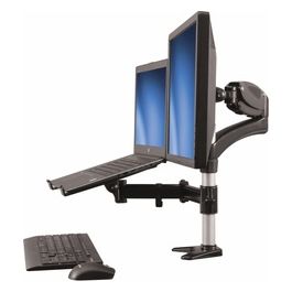 Startech Supporto per singolo Monitor con base per portatile ad altezza regolabile One Touch