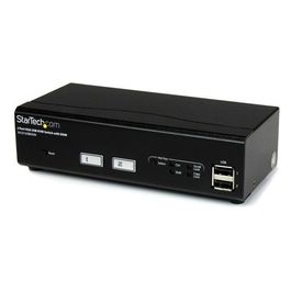 StarTech Switch Commutatore Kvm Usb Vga a 2 Porte con Switch Usb