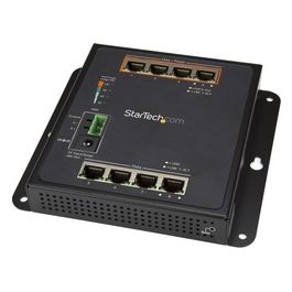 Startech Switch Ethernet Gigabit a 8 porte 4 PoE+ Gestito Montabile a Parete con Accesso Frontale