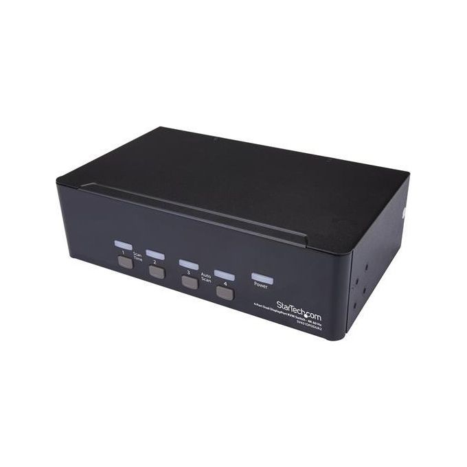 Startech Switch KVM a 4 Porte per Dual DisplayPort 4K 60Hz