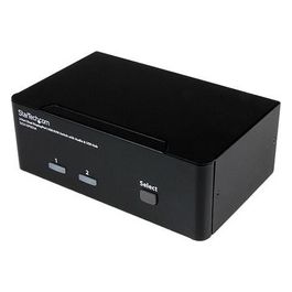 StarTech Switch KVM USB doppio DisplayPort 2 porte con audio e hub USB 2.0