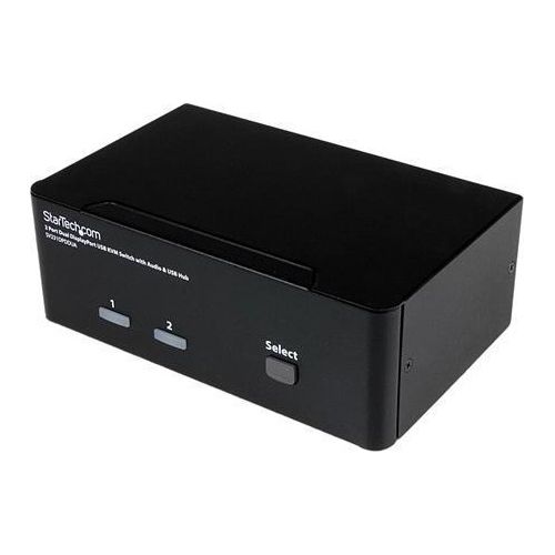 StarTech Switch KVM USB doppio DisplayPort 2 porte con audio e hub USB 2.0
