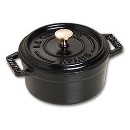 Staub Casseruola Tonda 10cm Ghisa Nero