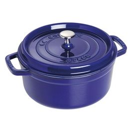 Cocotte Casseruola in Ghisa Blu Scuro 26cm