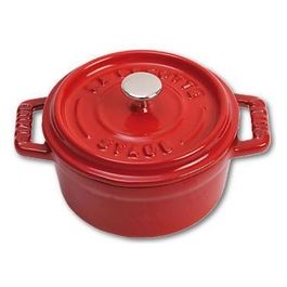 Staub Cocotte Mini Casseruola in Ghisa Rosso 10cm