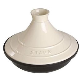 Tajine 20cm Rotondo Crema in Ghisa