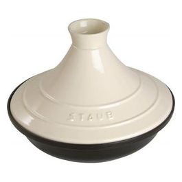 Tajine 28cm Rotondo Crema in Ghisa
