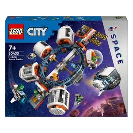 LEGO City 60433 Stazione Spaziale Modulare, Modellino da Costruire per Collegare Astronavi e Moduli Gioco per Bambini da 7+