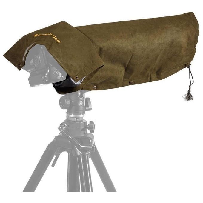 Stealth Gear SGRC3040 Copertura Antipioggia per Fotocamera DSLR Obiettivi 300mm 400mm Poliestere Teflon colore Verde