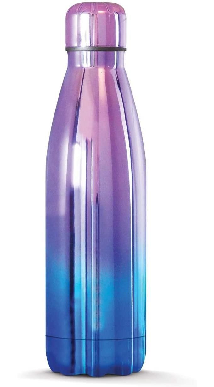 Steel Bottle Bottiglia Termica in Acciaio Inox Chrome Blue Purple