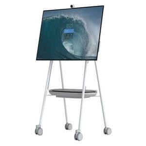 Steelcase Carrello per Schermo Piatto Interattivo Grigio Arctic White Peltro per Microsoft Surface Hub 2s
