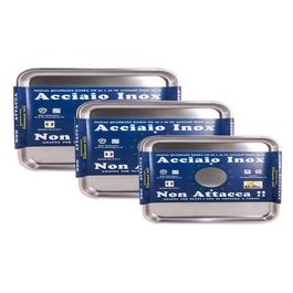 Teglia rettangolare bassa antiaderente 35x26x3cm Inox