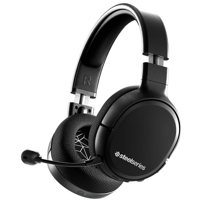 SteelSeries Arctis 1 Wireless Cuffie da Gioco Wireless USB-C Microfono Clearcast Rimovibile