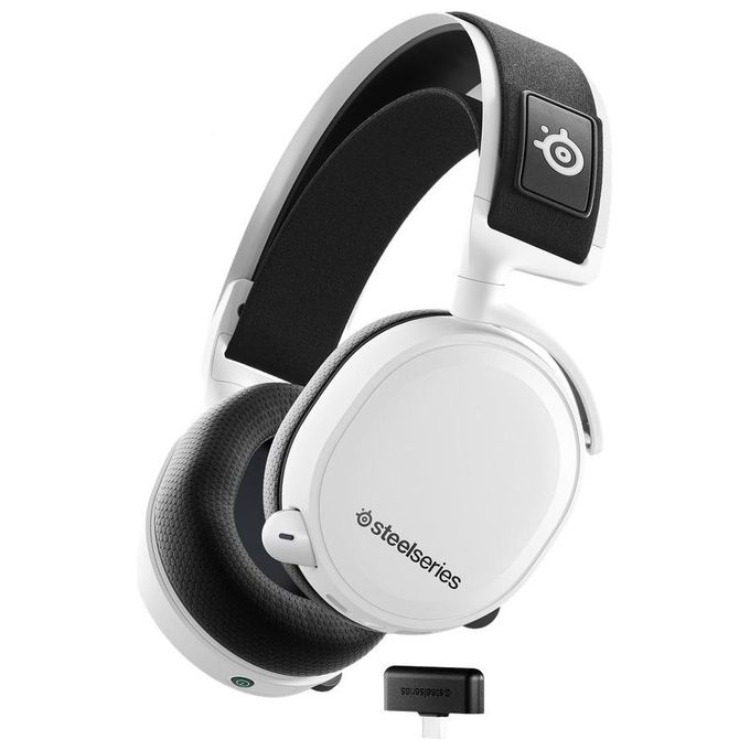 SteelSeries Headset Arctis 7 Cuffie da Gaming Wireless Bianco