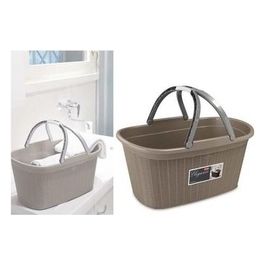 Elegance Cesta Biancheria con Maniglie 35Lt Tortora