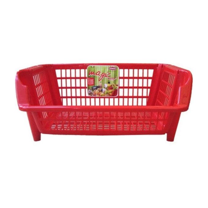 Stefanplast Cesta per carrello da cucina Bocca Lupo Magic 54cm Rosso