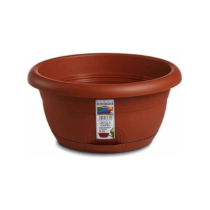 Stefanplast Ciotola Medio Riserva Acqua Coccio 40 H.17