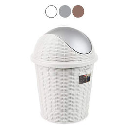 Pattumiera Basculante Elegance Grigio 10 Litri