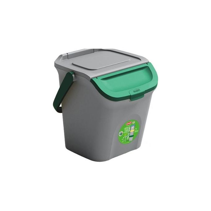 Stefanplast Pattumiera Differenziata Eco Way Verde 28 Litri