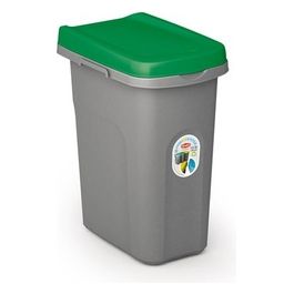 Pattumiera Eco System 15 Litri Grigio/Verde