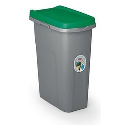 Pattumiera Eco System 25 Litri Grigio/Verde