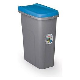 Pattumiera Eco System 25 Litri Grigio/Blu