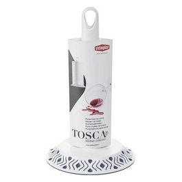 Portarotolo Cucina Tosca 17cm in Resina Blu
