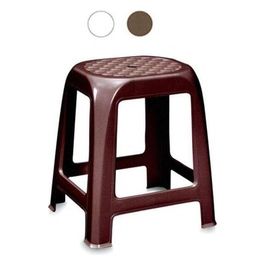 Sgabello Bagno elfo Tortora cm 41x35xh46