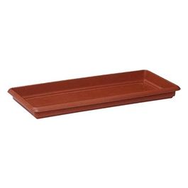 Sottovaso in Plastica Maxi Rettangolare Coccio 72X33